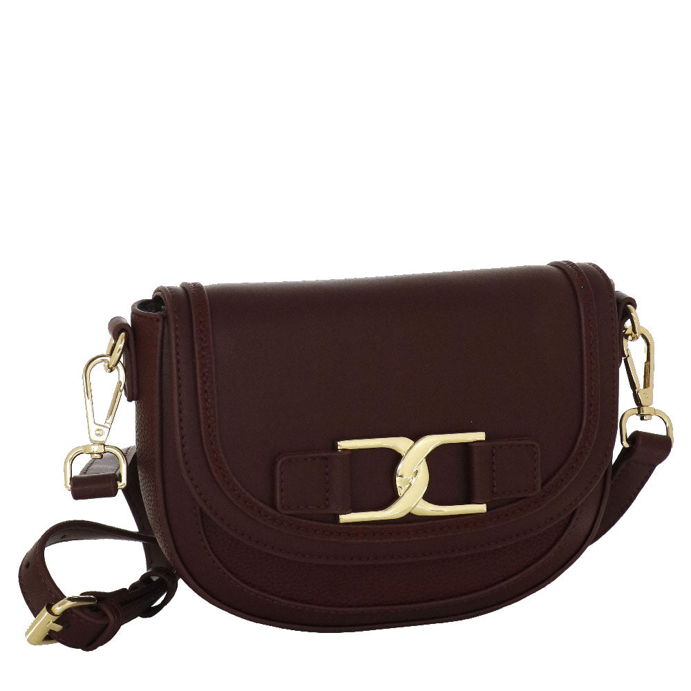 Camomilla Milano | Tracolla Ottavia S Burgundy con Fibbia Metallica