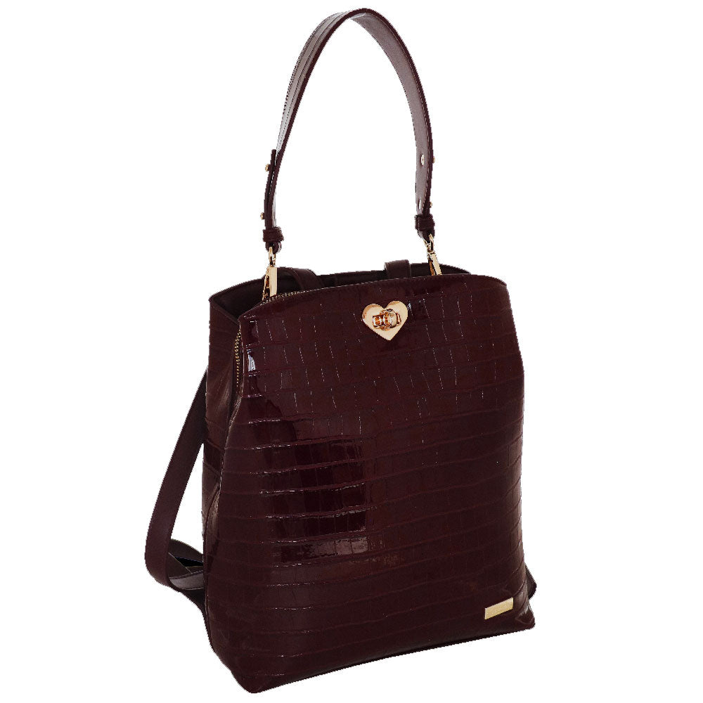 Camomilla Milano | Zaino Jill Bordeaux con Cuore