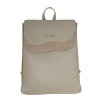Camomilla Milano | Zaino Emma Off White Effetto Camoscio