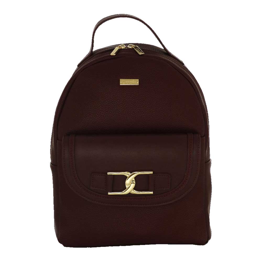 Camomilla Milano | Zaino Ottavia Burgundy con Fibbia Metallica