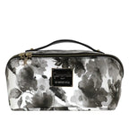 Camomilla Milano | Beauty Bag M Ice Queen | Stampa Rose Nere e Bianche