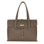 Camomilla Milano | Borsa Porta PC Nice Office Taupe con Fiocco