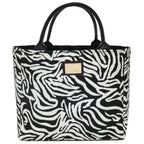 Camomilla Milano | Borsa a Mano L Lulu Nera | Zebra Tapestry
