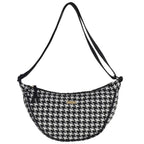 Camomilla Milano | Tracolla M Lulu Nera | Pied de Poule Tapestry