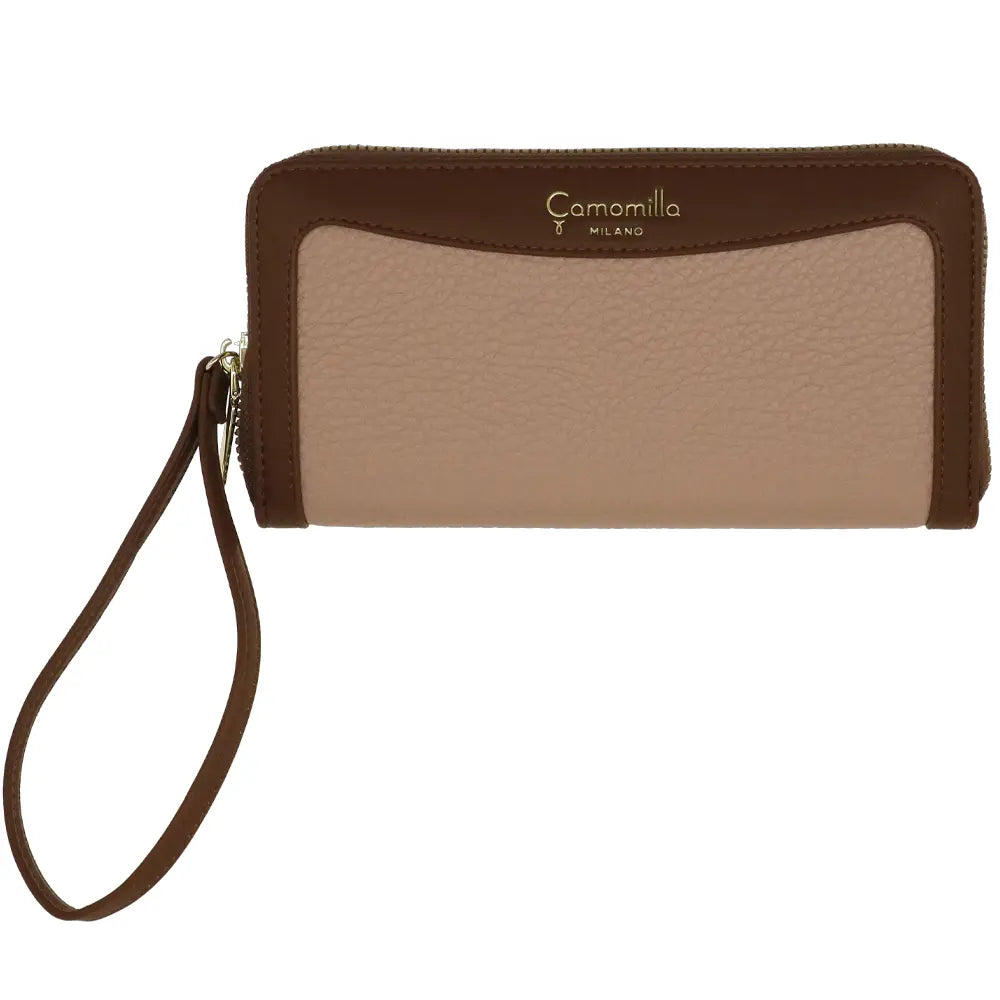 Camomilla Milano | Portafoglio Pochette Zip L Bree Rosa a Contrasto