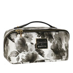 Camomilla Milano | Beauty Bag M Ice Queen | Stampa Rose Nere e Bianche