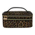 Camomilla Milano | Beauty Case M Couture | Leopardato con Porta Pennelli