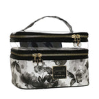 Camomilla Milano | Beauty Case M Ice Queen | Stampa Rose Nere e Bianche