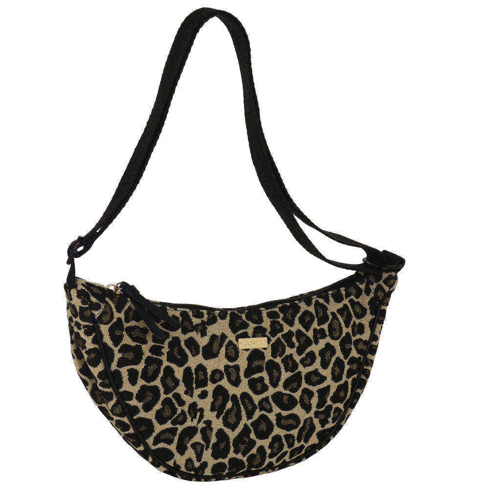 Camomilla Milano | Tracolla M Lulu Beige | Stampa Leopardata Tapestry