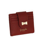 Camomilla Milano | Portacarte Nice Office Rosso con Fiocco