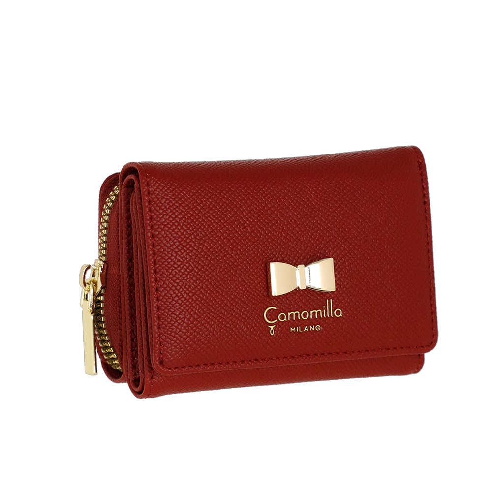 Camomilla Milano | Portafoglio S Nice Office Rosso con Fiocco