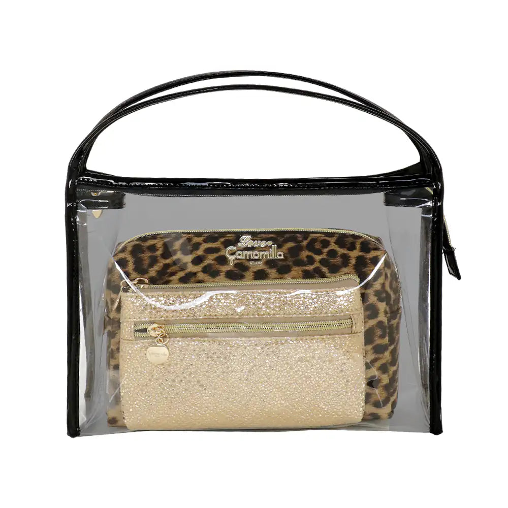Camomilla Milano | Set Beauty Trio Couture | Stampa Leopardata 3 Pezzi