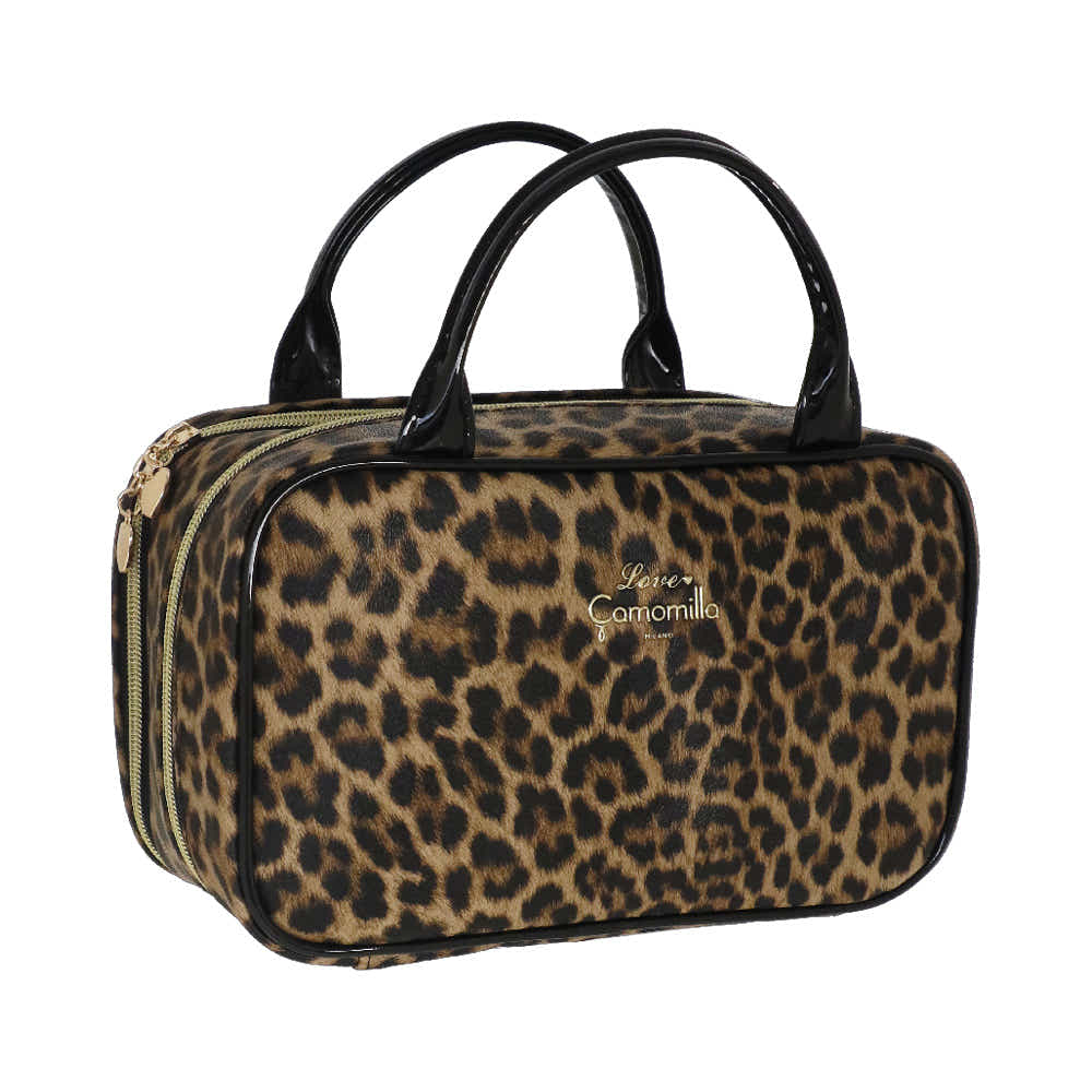 Camomilla Milano | Vanity Case Couture | Stampa Leopardata Super Organizzato