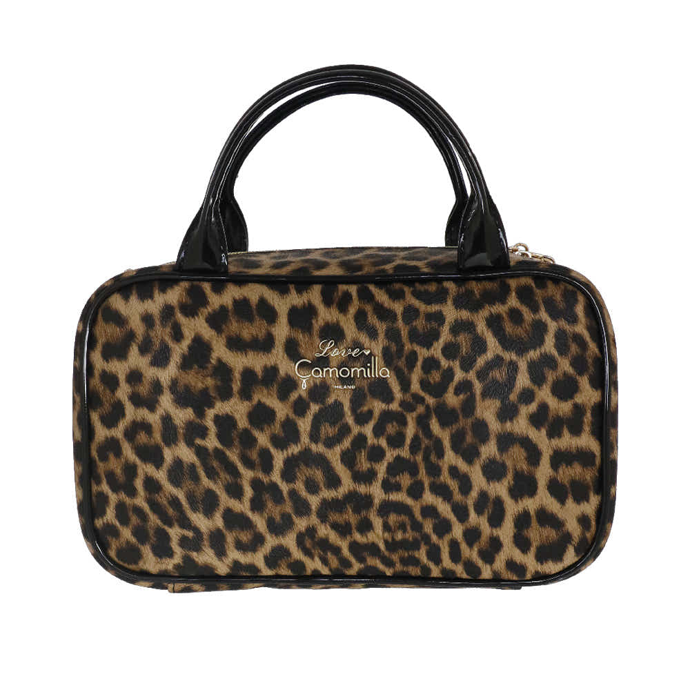 Camomilla Milano | Vanity Case Couture | Stampa Leopardata Super Organizzato