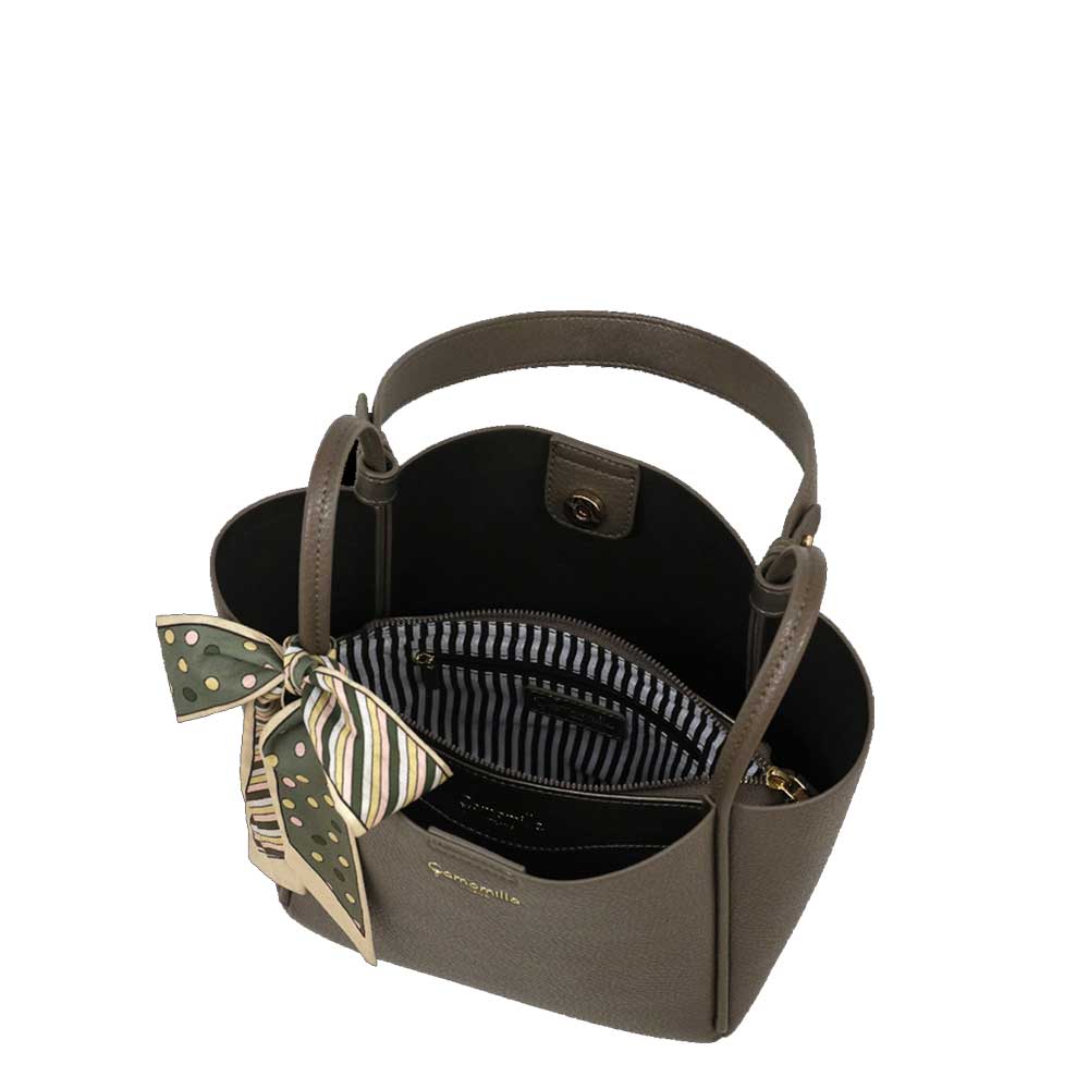 Camomilla Milano | Borsa Nancy Tortora | Set Bag in Bag con Foulard
