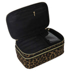 Camomilla Milano | Beauty Case M Couture | Leopardato con Porta Pennelli
