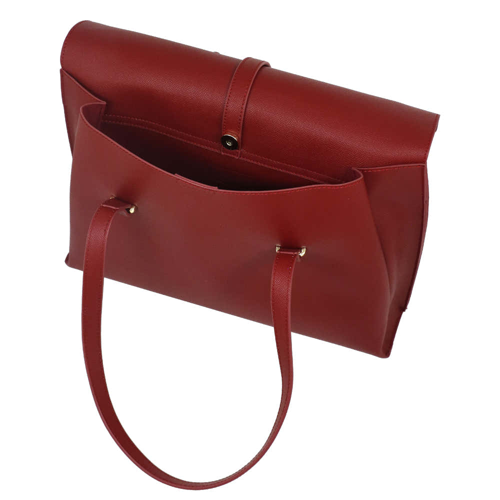 Camomilla Milano | Borsa Porta PC Nice Office Rossa con Fiocco