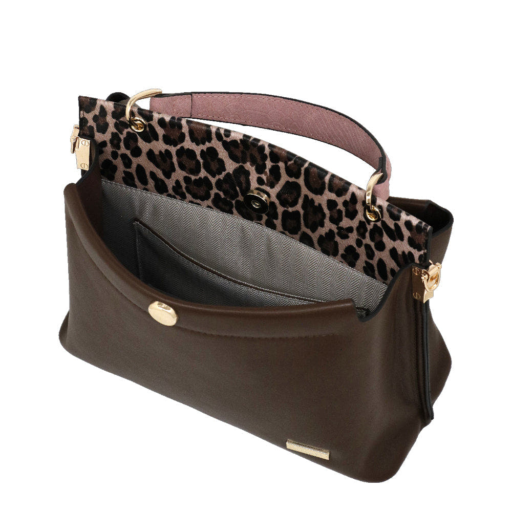 Camomilla Milano | Borsa a Mano Chic Jungle M | Stampa Animalier
