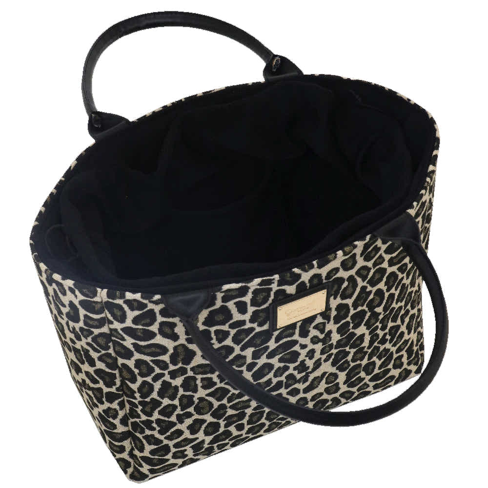 Camomilla Milano | Borsa a Mano L Lulu Beige | Stampa Leopardata Tapestry
