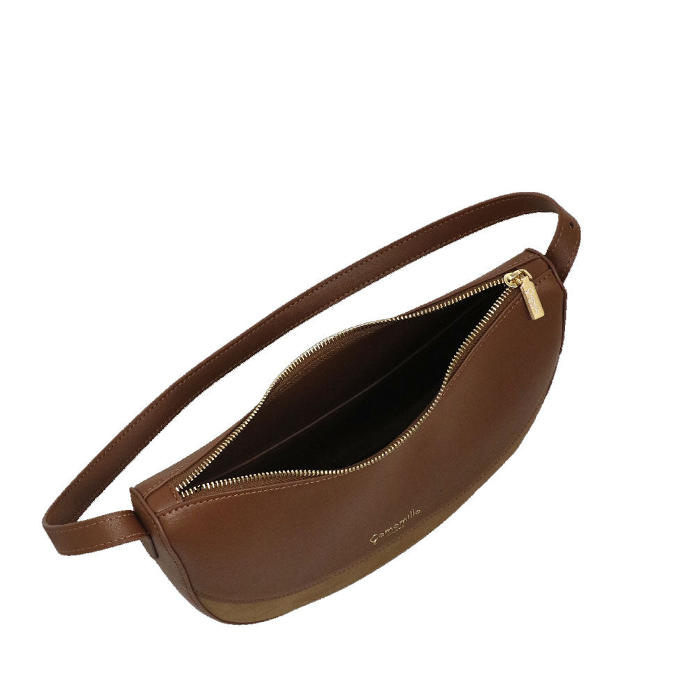 Camomilla Milano | Borsa a Spalla Emma Marrone Effetto Camoscio
