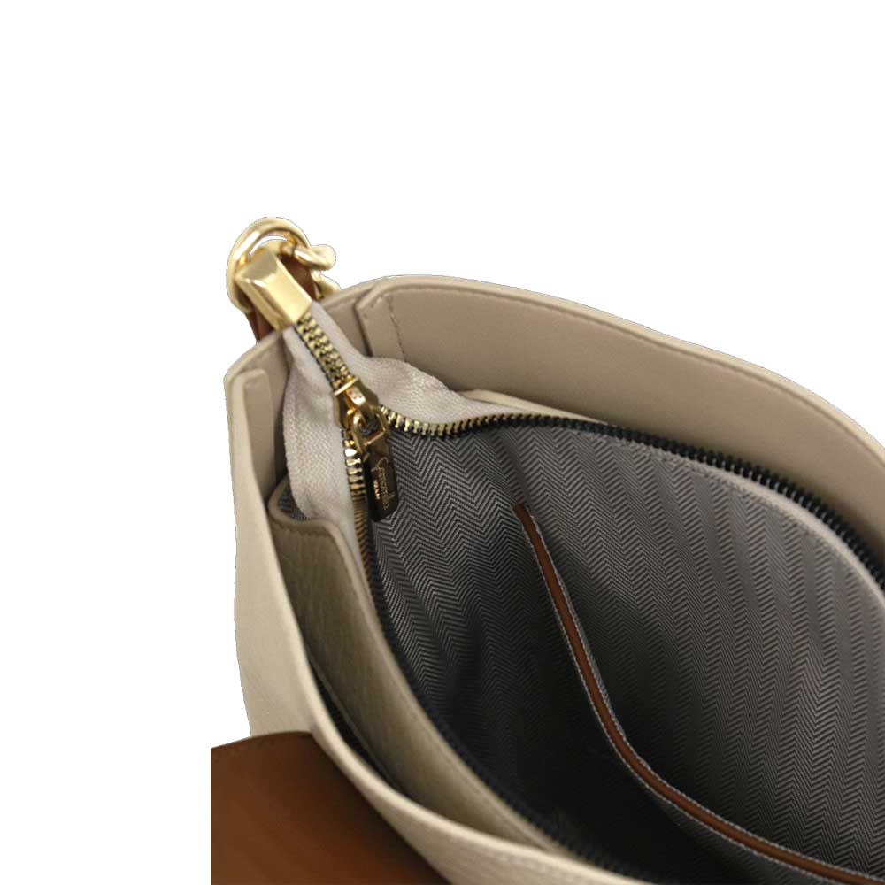 Camomilla Milano | Borsa a Spalla Emy Off White | Chiusura a Girello