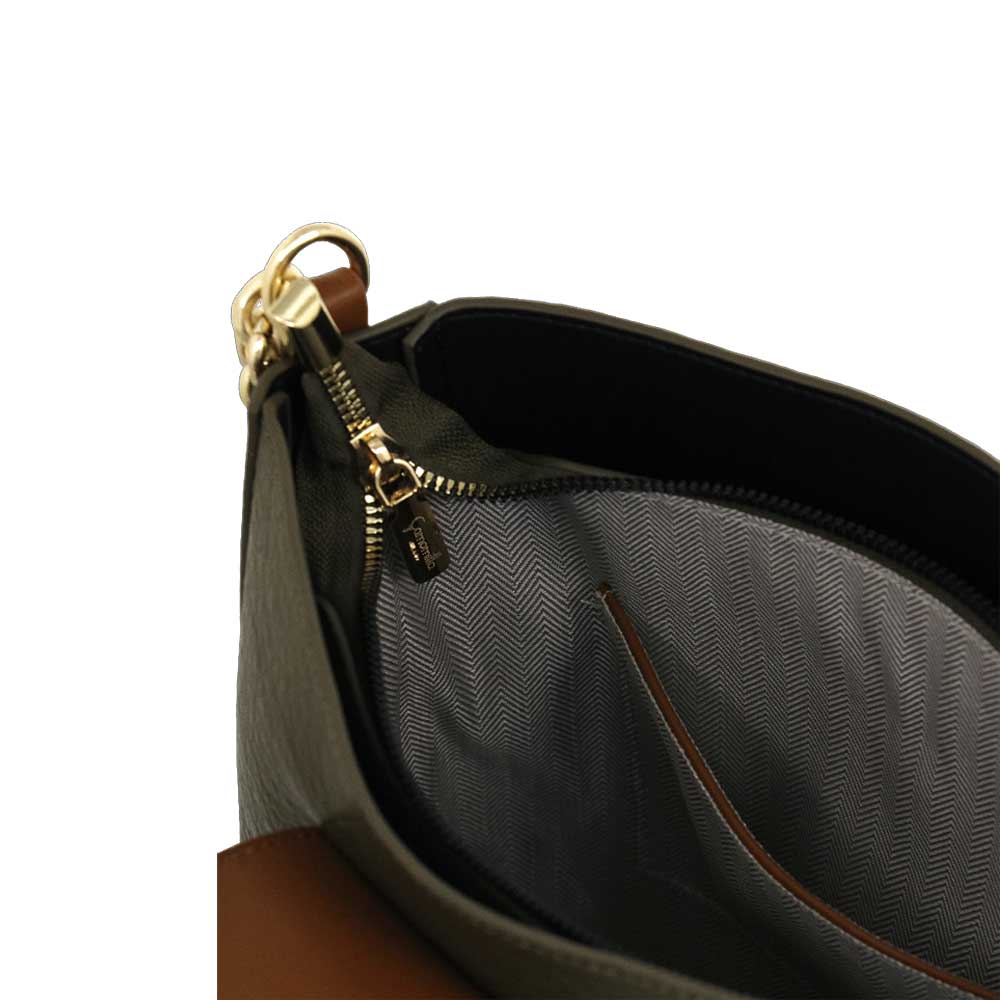 Camomilla Milano | Borsa a Spalla Emy Verde | Chiusura a Girello
