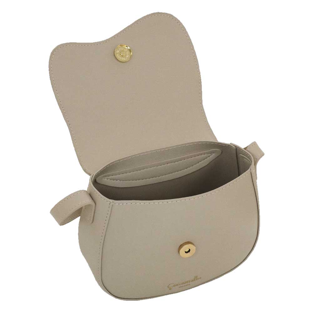 Camomilla Milano | Borsa Tracolla Emma S Off White Effetto Camoscio