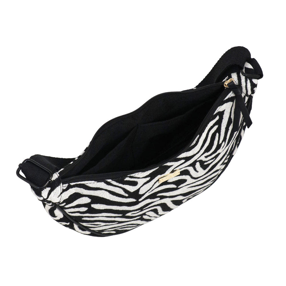 Camomilla Milano | Borsa a Tracolla M Lulu Zebra Effetto Tapestry