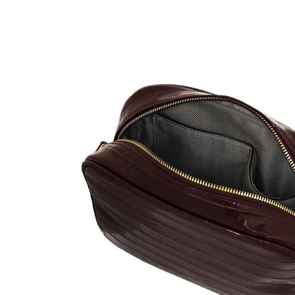 Camomilla Milano | Camera Bag Chic Jungle | Stampa Animalier Bordeaux