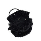Camomilla Milano | Mini Secchiello Petite Shine Nero in Paillettes