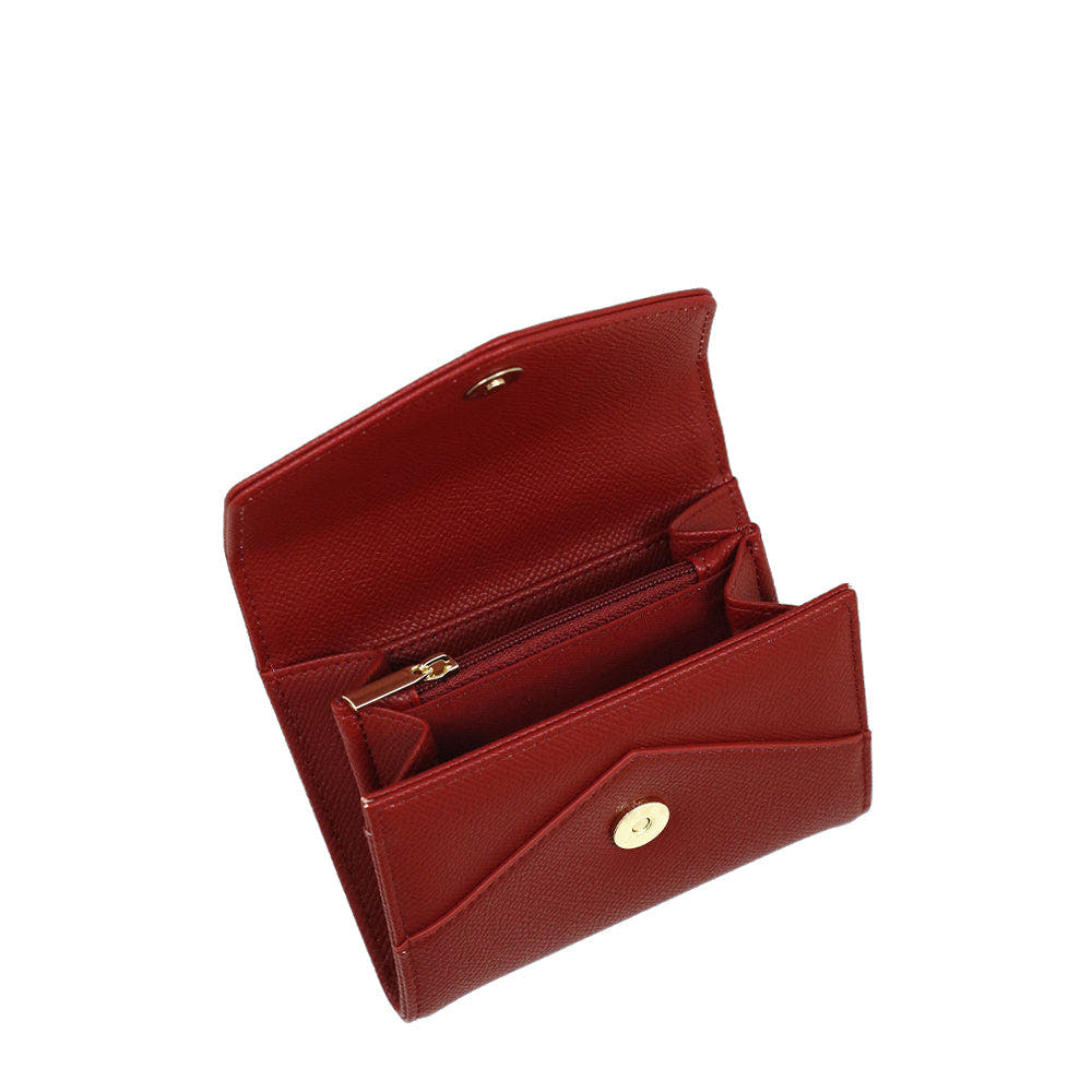 Camomilla Milano | Portafoglio S Nina Rosso con Chiusura a Cuore