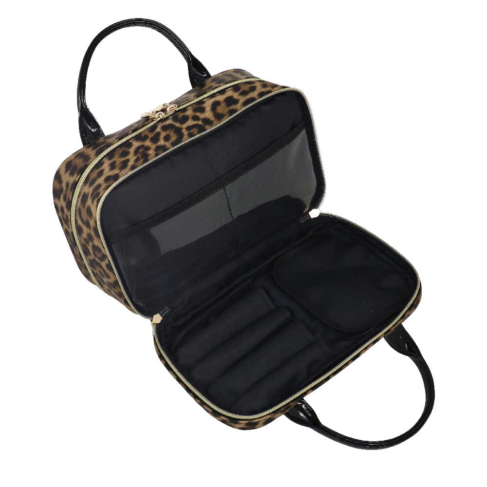 Camomilla Milano | Vanity Case Couture | Stampa Leopardata Super Organizzato
