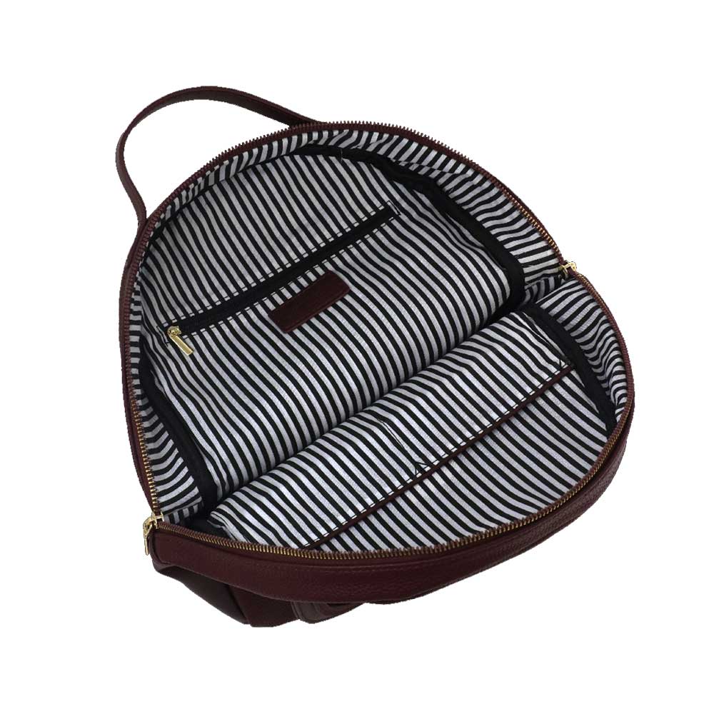 Camomilla Milano | Zaino Ottavia Burgundy con Fibbia Metallica