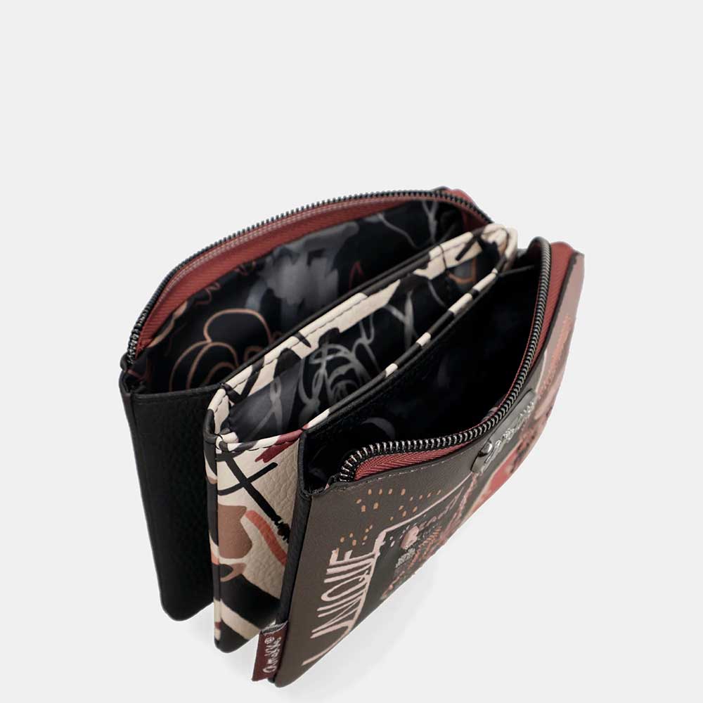 Anekke Portamonete 3 Scomparti | Collezione Mademoiselle | Organizzato