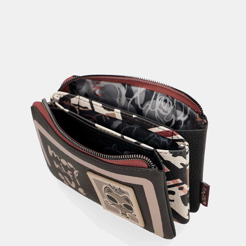 Anekke Portamonete 3 Scomparti | Collezione Mademoiselle | Organizzato