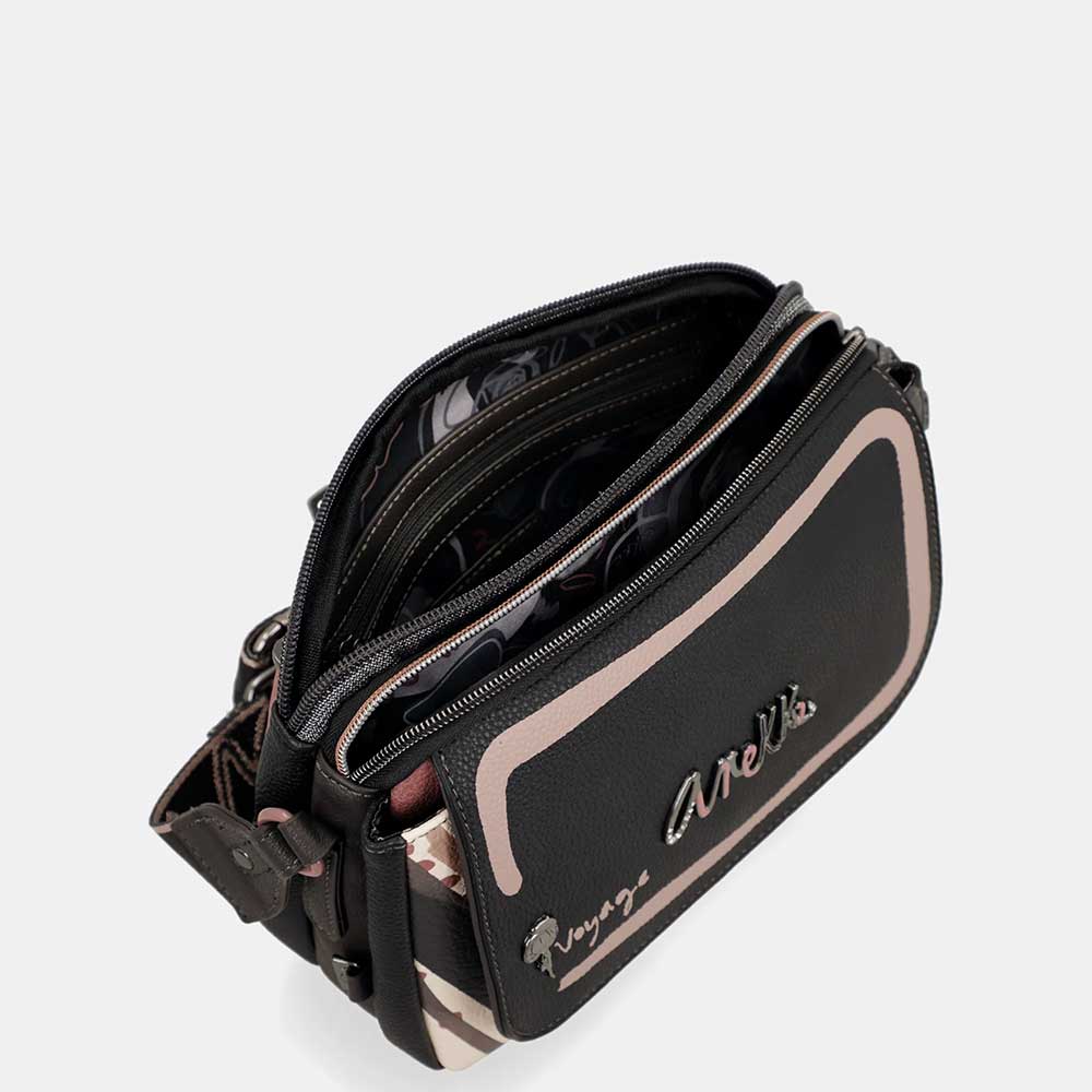 Anekke Tracolla Ovale a Patta | Doppio Scomparto | Collezione Parisian