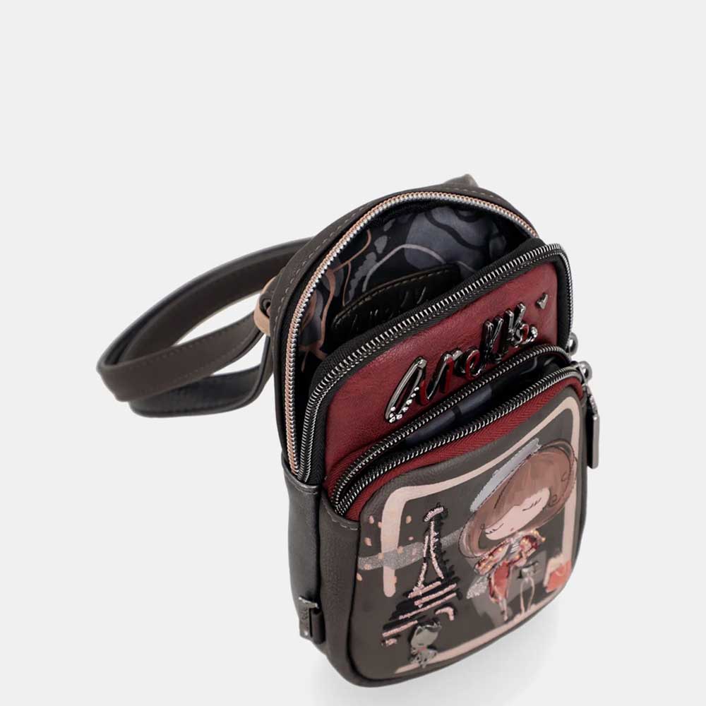 Anekke Mini Borsa Portacellulare | Collezione Mademoiselle | Con Tasche