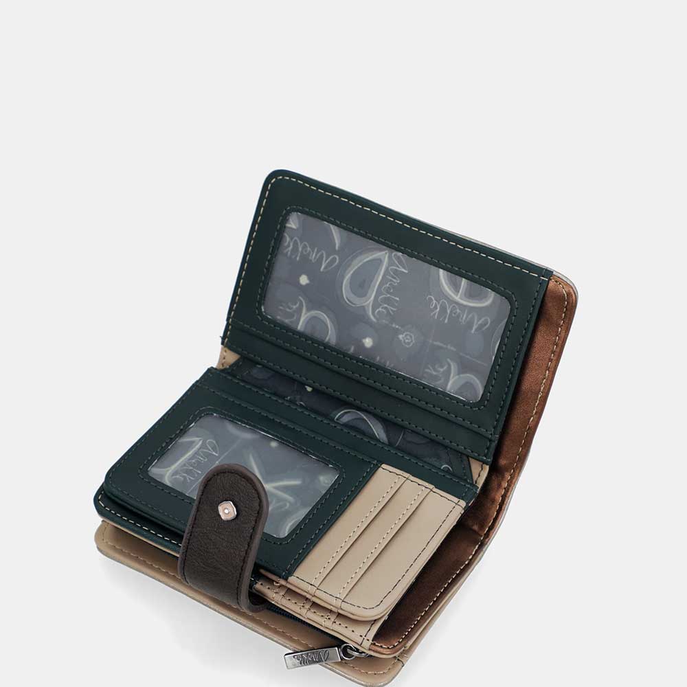 Anekke Portafoglio Medio RFID | Collezione Real | Stile e Sicurezza