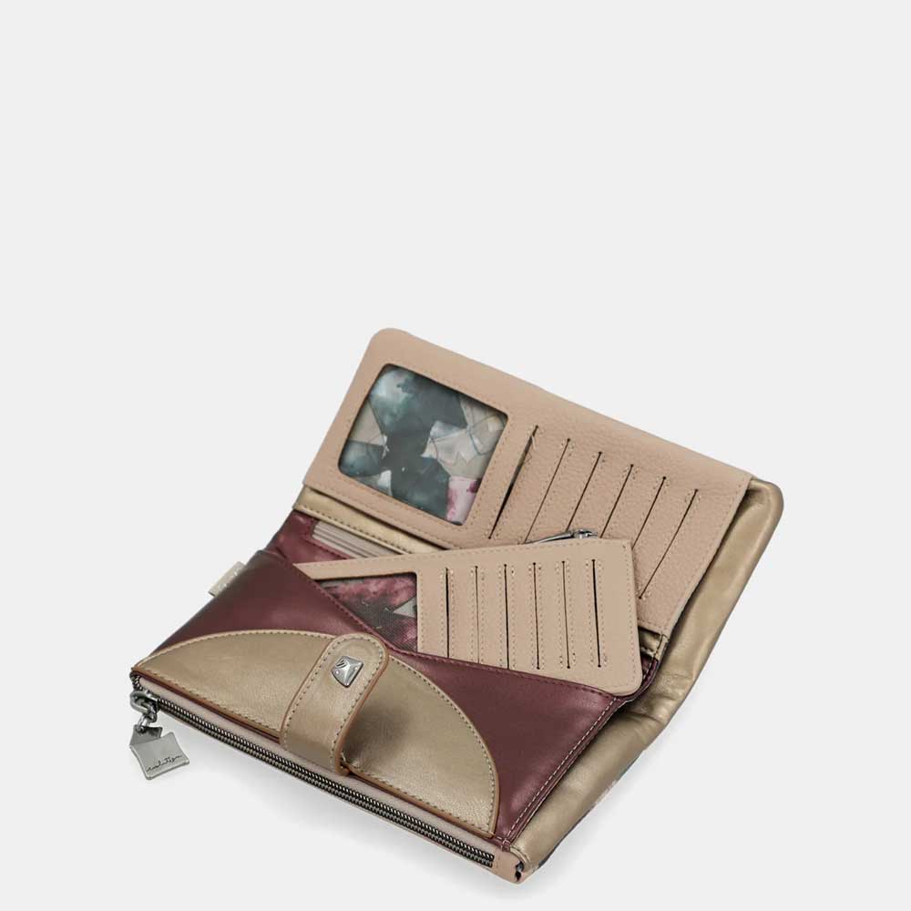 Anekke Portafoglio Grande Flessibile RFID | Collezione Evolution