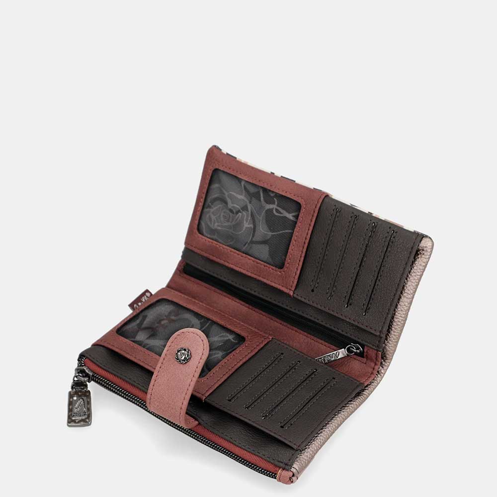 Anekke Portafoglio Grande RFID | Collezione Mademoiselle | Stile e Sicurezza