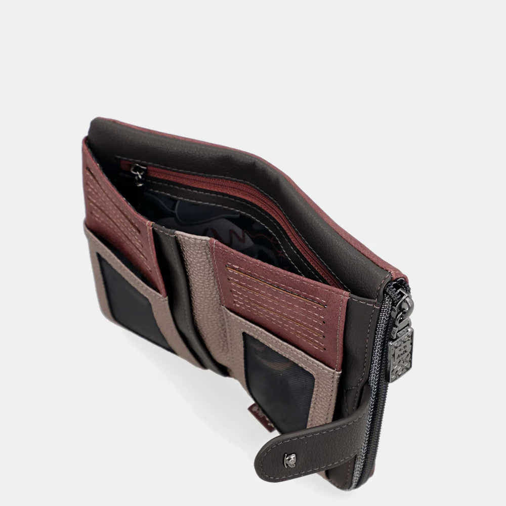 Anekke Portafoglio Flessibile RFID | Collezione Mademoiselle | Sicurezza