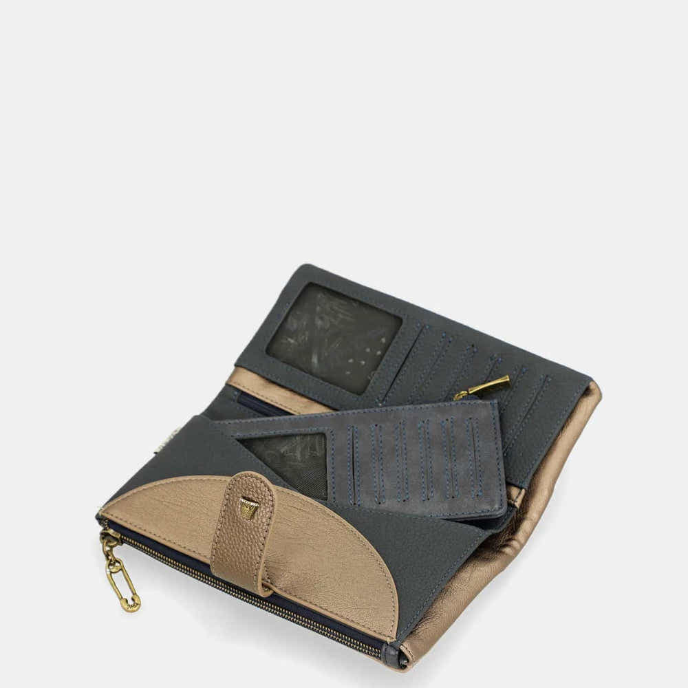 Anekke Portafoglio Flessibile RFID | Collezione Studio | Sicurezza