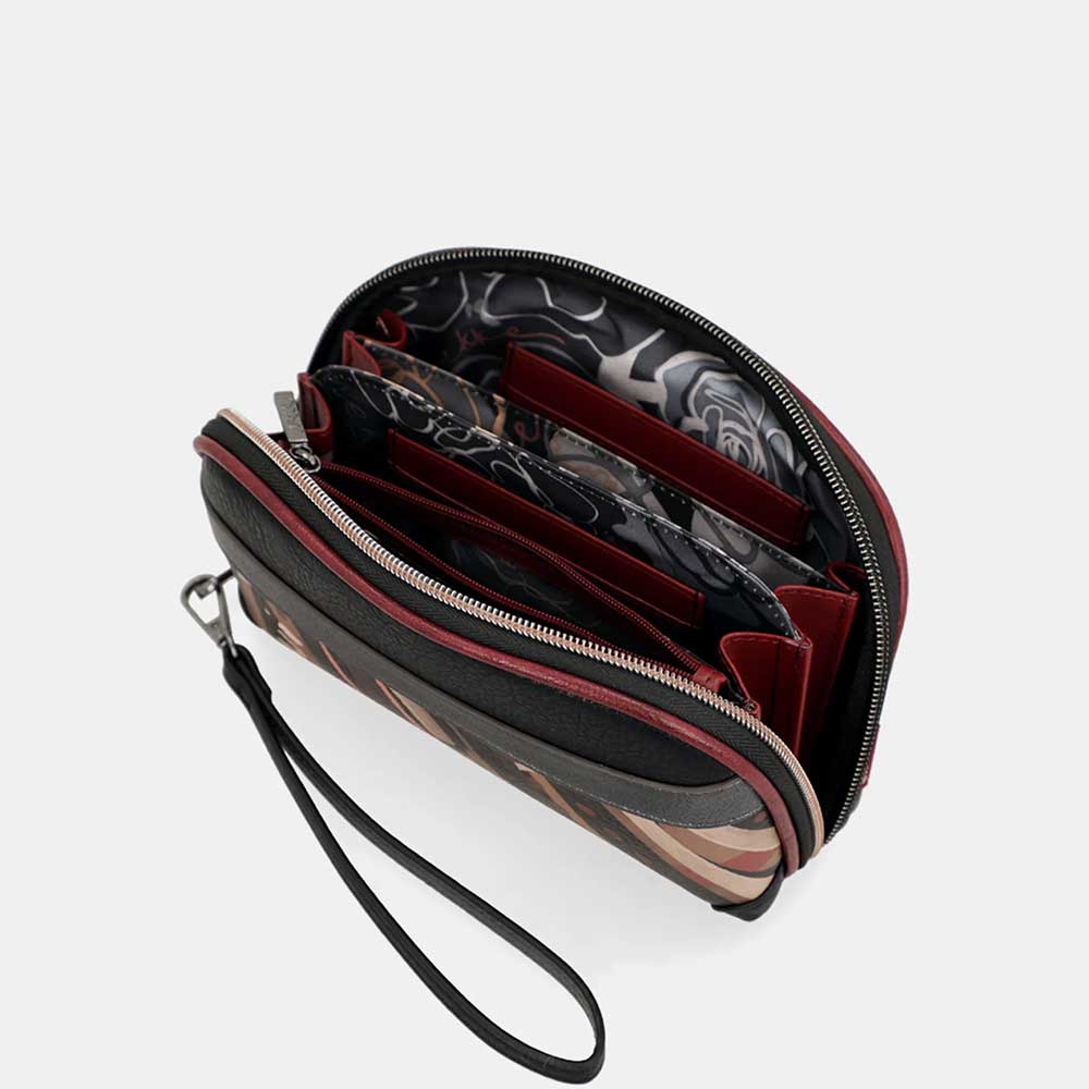 Anekke Portatutto RFID Mademoiselle | Pochette Organizzata con Stile