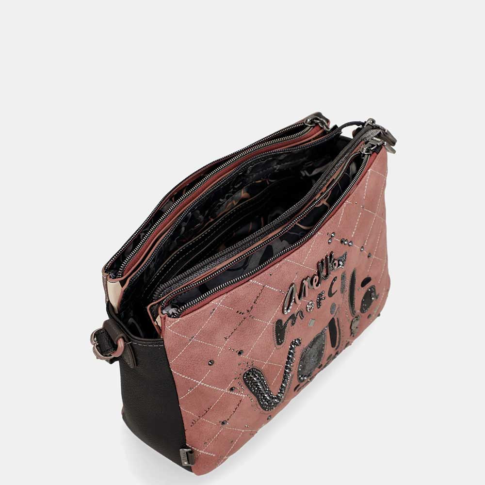 Anekke Tracolla Fantasia 3 Scomparti | Collezione Parisian | Organizzata