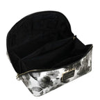 Camomilla Milano | Beauty Bag M Ice Queen | Stampa Rose Nere e Bianche