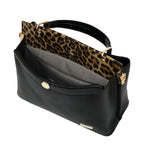 Camomilla Milano | Borsa a Mano Chic Jungle M | Animalier Nero