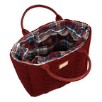 Camomilla Milano | Borsa a Mano M Tricot Chalet Burgundy in Lana