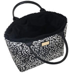Camomilla Milano | Borsa a Mano L Lulu Nera | Stampa Leopardata Tapestry