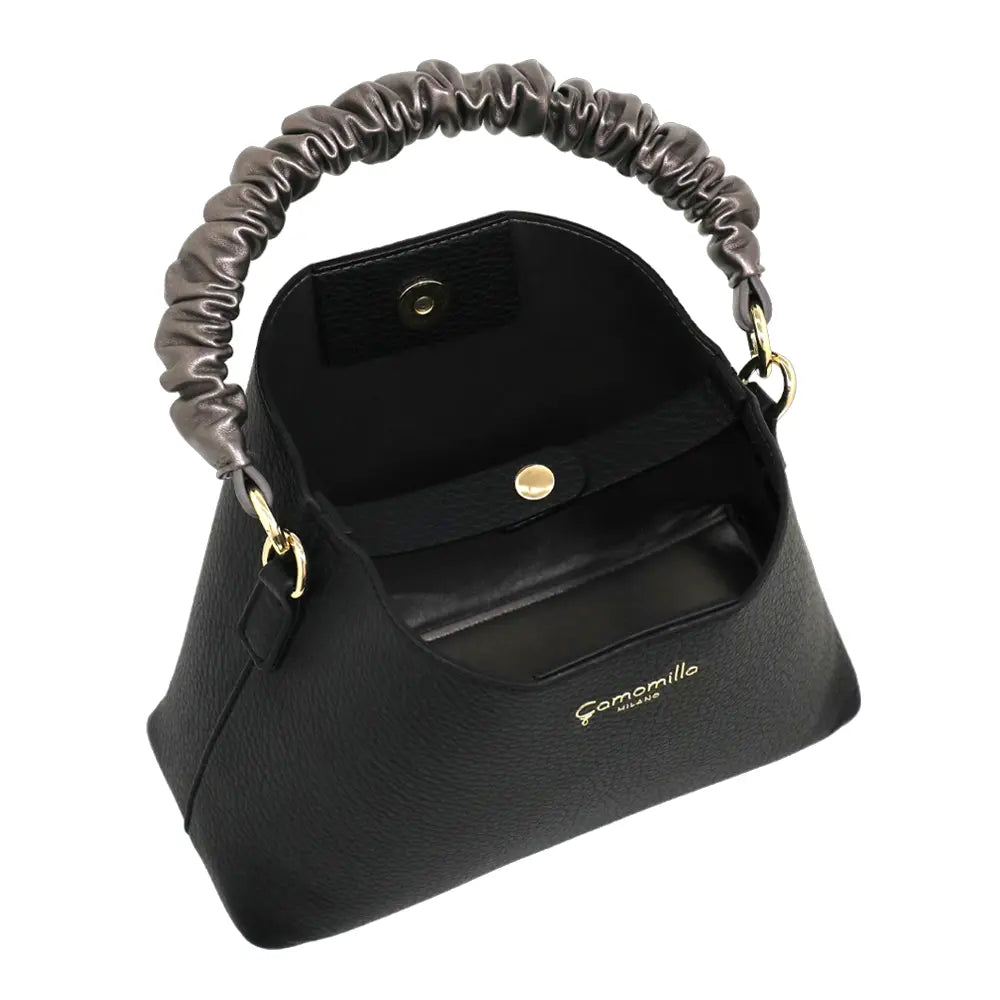 Camomilla Milano | Borsa a Mano S Nancy Nera con Pouch