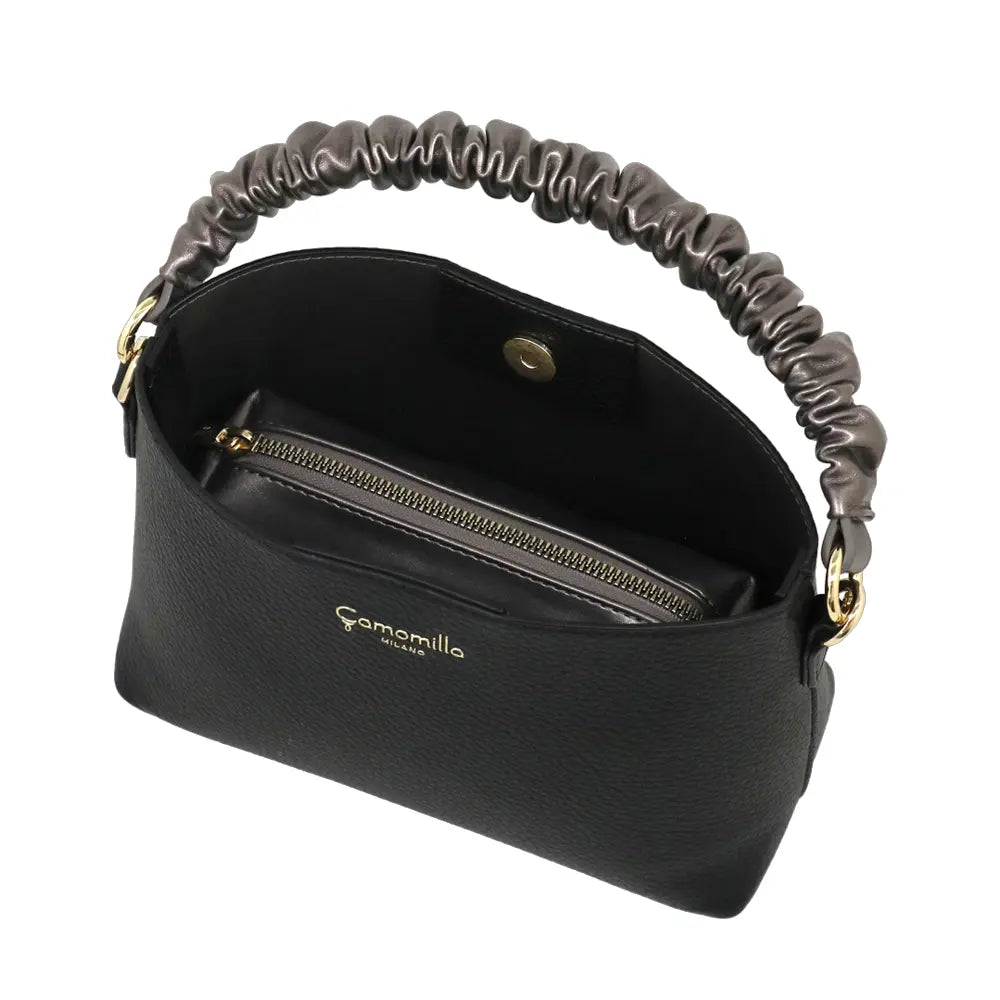 Camomilla Milano | Borsa a Mano S Nancy Nera con Pouch